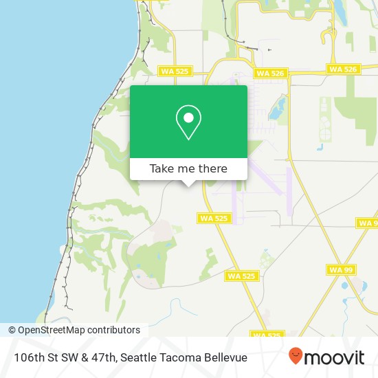 Mapa de 106th St SW & 47th, Mukilteo, WA 98275