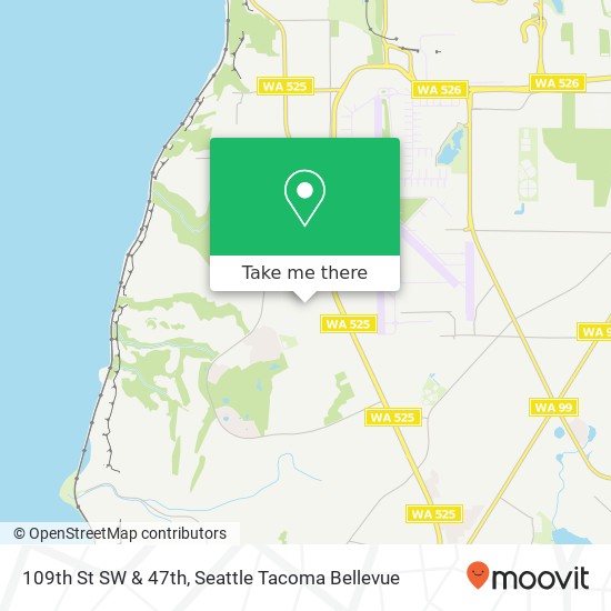 Mapa de 109th St SW & 47th, Mukilteo, WA 98275