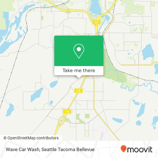 Wave Car Wash, 5330 Littlerock Rd SW map