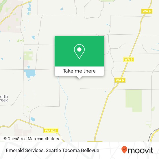 Mapa de Emerald Services, 18323 59th Ave SE