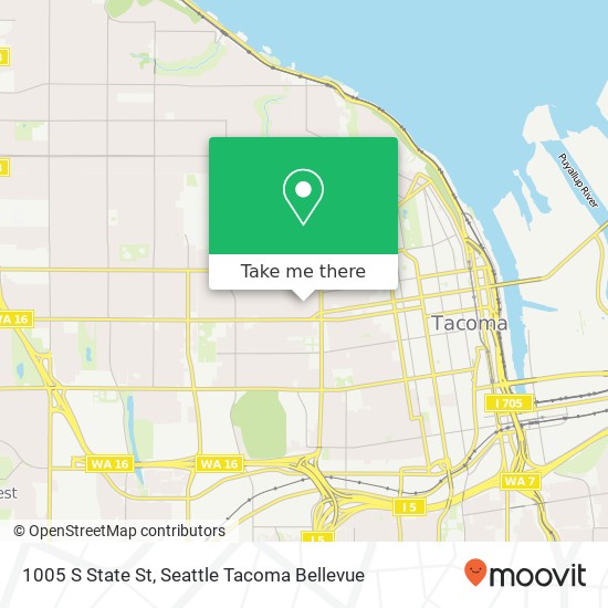 1005 S State St, Tacoma, WA 98405 map