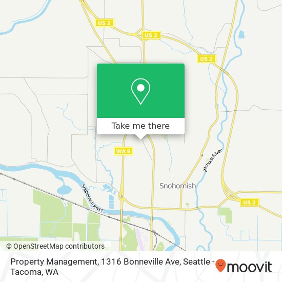 Property Management, 1316 Bonneville Ave map