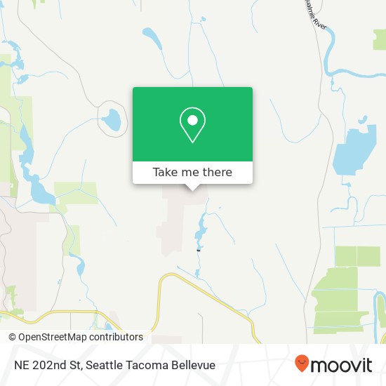 Mapa de NE 202nd St, Woodinville, WA 98077