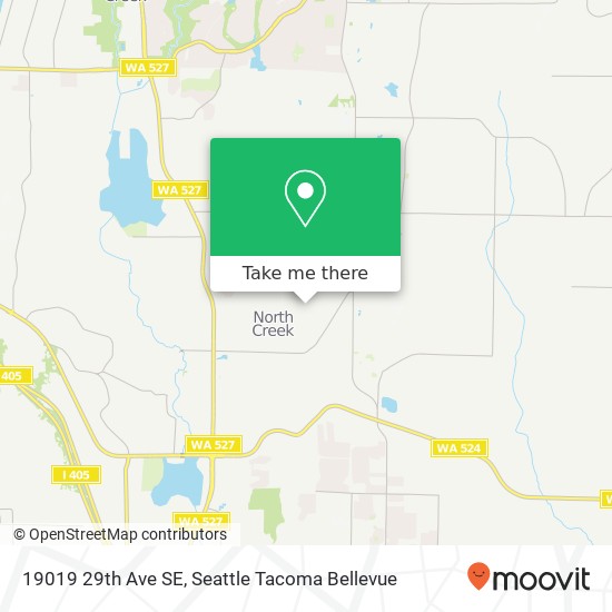 Mapa de 19019 29th Ave SE, Bothell, WA 98012