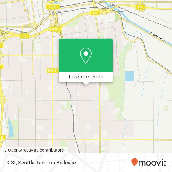 K St, Tacoma, WA 98404 map