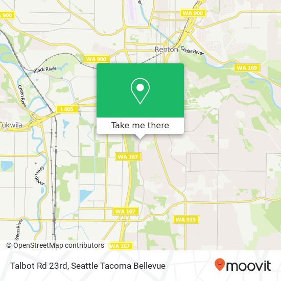 Talbot Rd 23rd, Renton, WA 98055 map