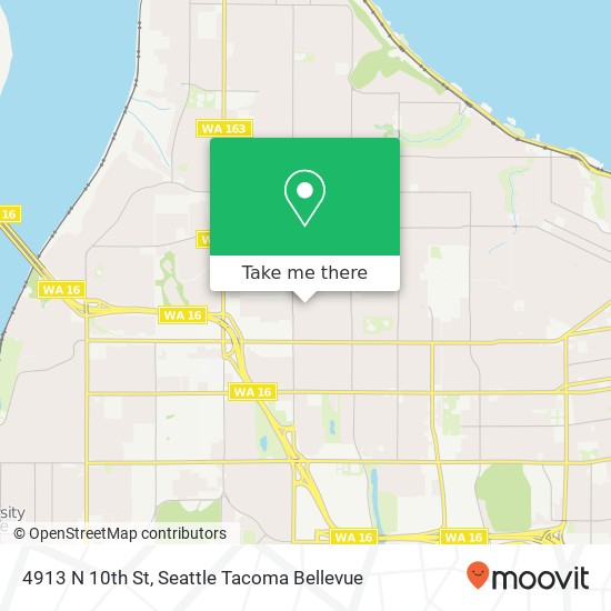 4913 N 10th St, Tacoma, WA 98406 map