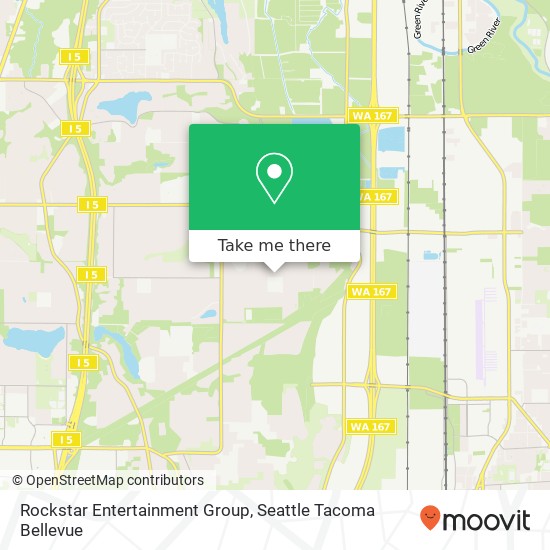 Mapa de Rockstar Entertainment Group, 5733 S 296th Pl