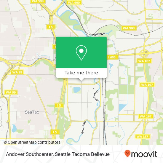 Andover Southcenter, Tukwila, WA 98188 map