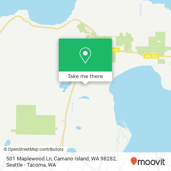 501 Maplewood Ln, Camano Island, WA 98282 map