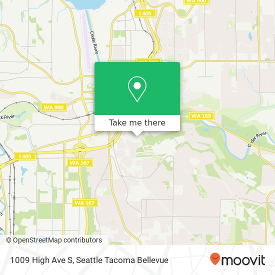 1009 High Ave S, Renton, WA 98057 map