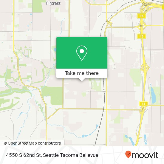 4550 S 62nd St, Tacoma, WA 98409 map
