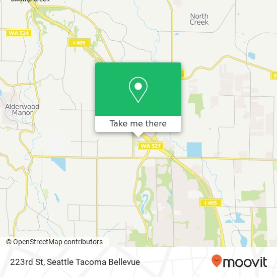 Mapa de 223rd St, Bothell, WA 98021