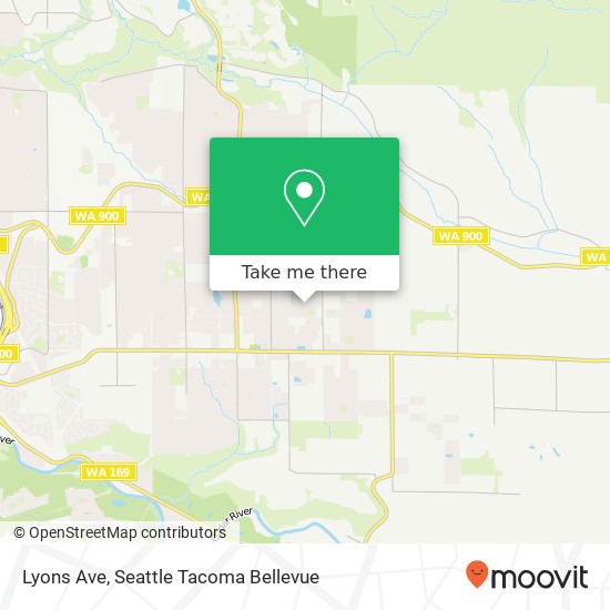 Lyons Ave, Renton, WA 98059 map