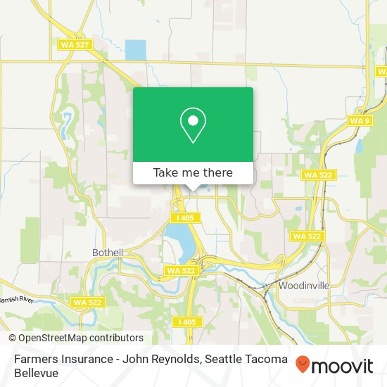 Farmers Insurance - John Reynolds, 19515 North Creek Pkwy map