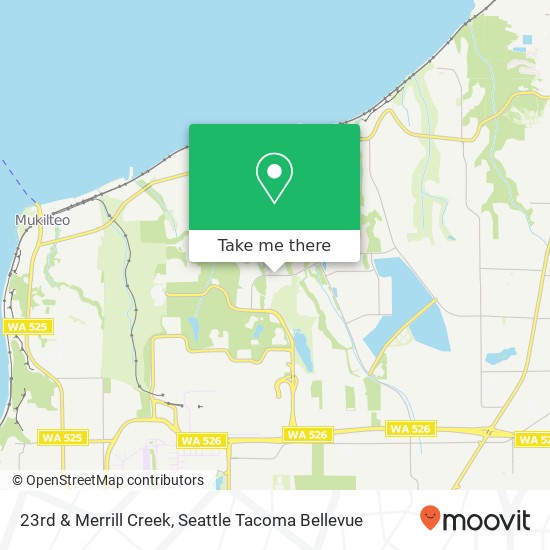 Mapa de 23rd & Merrill Creek, Everett, WA 98203
