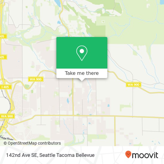 Mapa de 142nd Ave SE, Renton, WA 98059