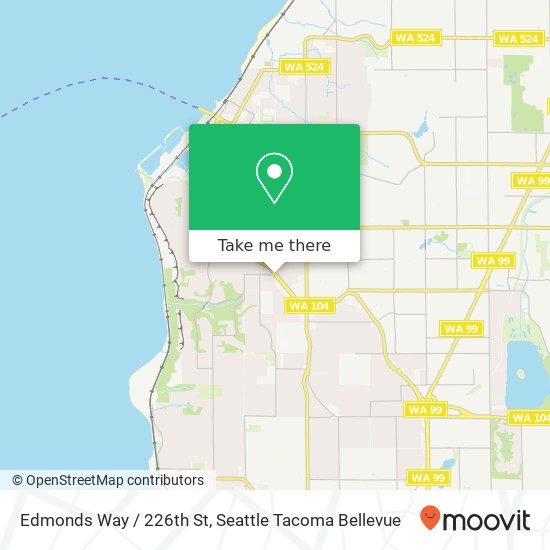 Edmonds Way / 226th St, Edmonds, WA 98020 map