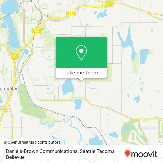Mapa de Daniels-Brown Communications, 2516 Cedar Park Loop SE