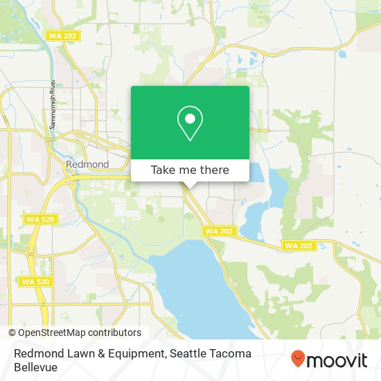 Redmond Lawn & Equipment, 18014 Redmond Way map