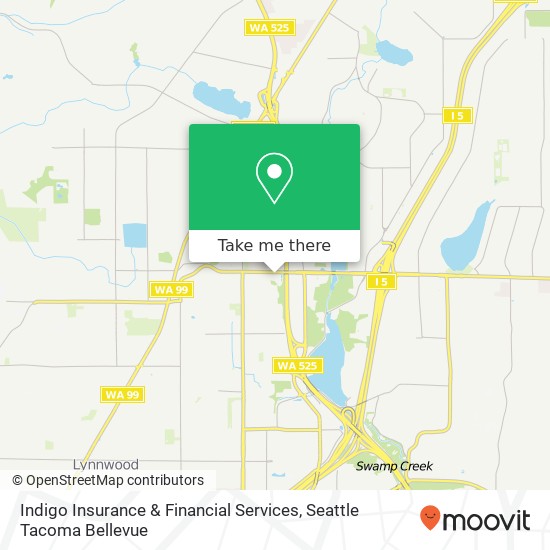 Mapa de Indigo Insurance & Financial Services, 3116 164th St SW