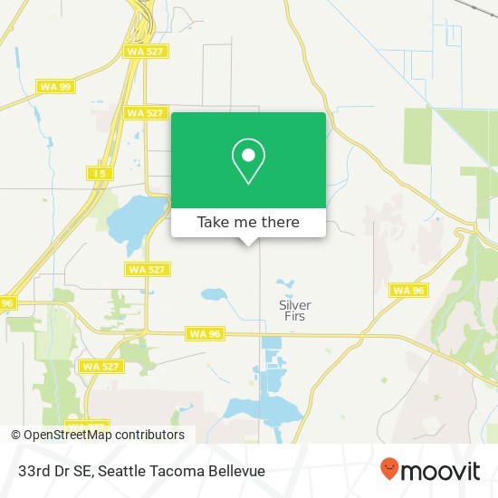 Mapa de 33rd Dr SE, Everett, WA 98208