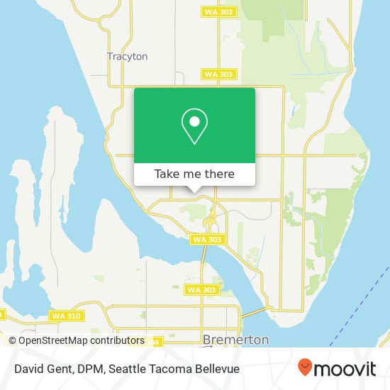 Mapa de David Gent, DPM, 900 Sheridan Rd