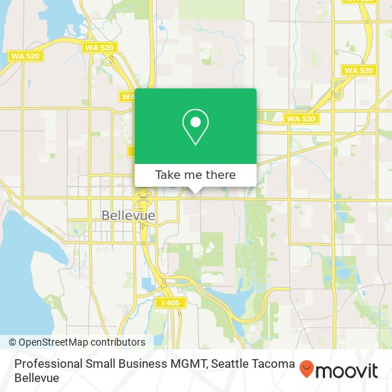 Professional Small Business MGMT, 12310 NE 8th St map