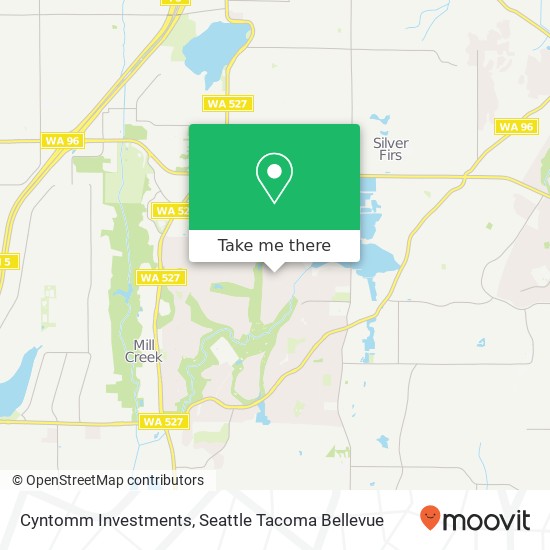 Mapa de Cyntomm Investments, 14427 25th Ave SE