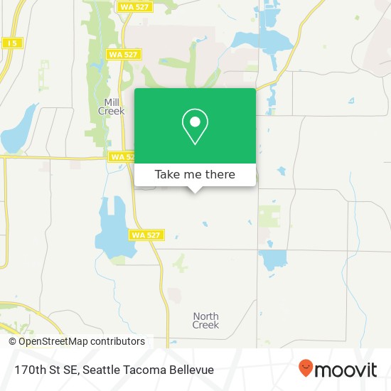 Mapa de 170th St SE, Bothell, WA 98012