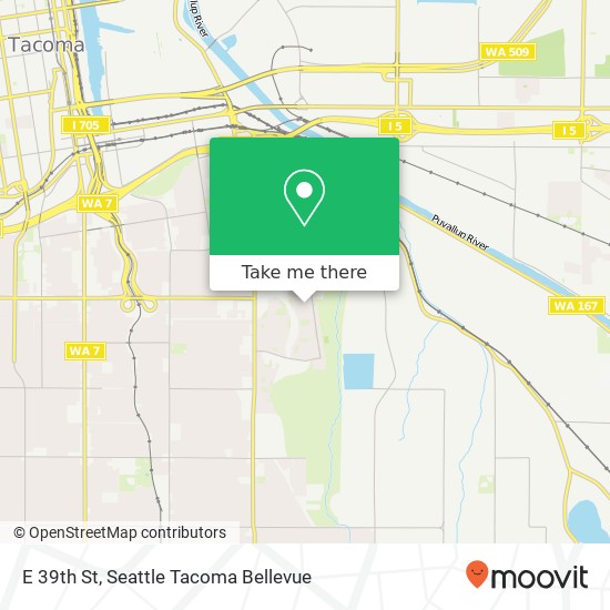 E 39th St, Tacoma, WA 98404 map