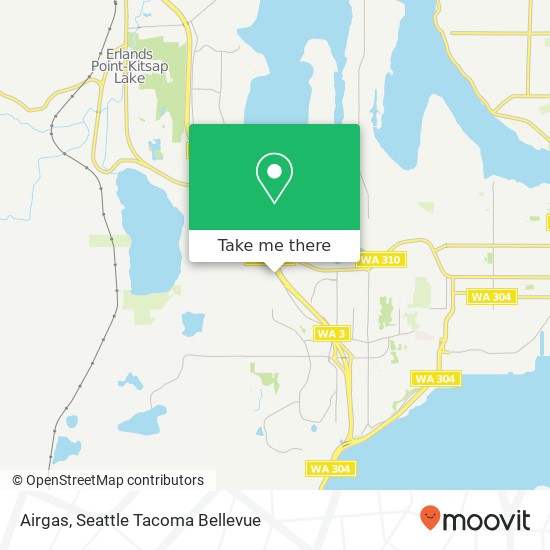 Mapa de Airgas, 5373 Auto Center Way