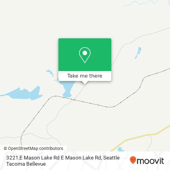 Mapa de 3221,E Mason Lake Rd E Mason Lake Rd, Shelton, WA 98584