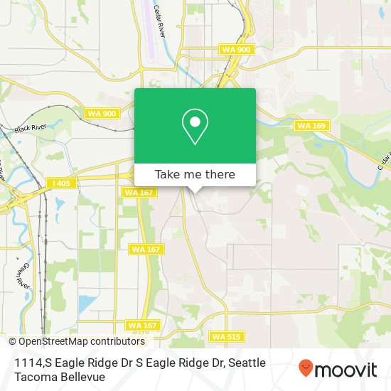 1114,S Eagle Ridge Dr S Eagle Ridge Dr, Renton, WA 98055 map