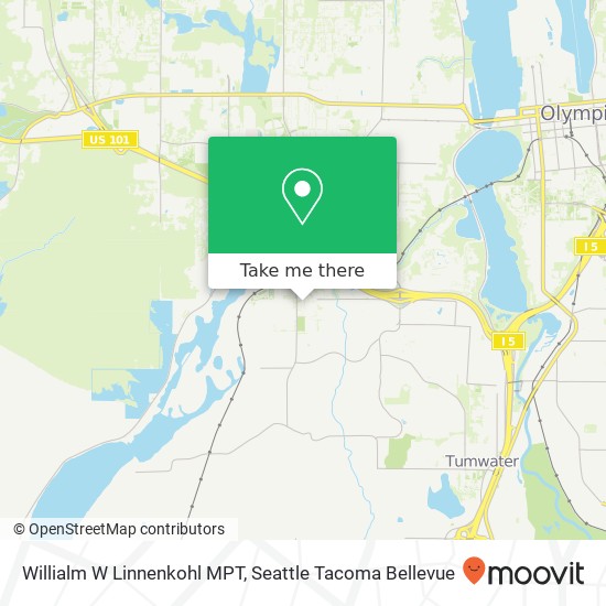 Willialm W Linnenkohl MPT, 2755 Mottman Rd SW map