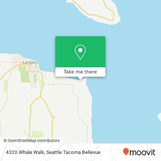 Mapa de 4320 Whale Walk, Langley, WA 98260