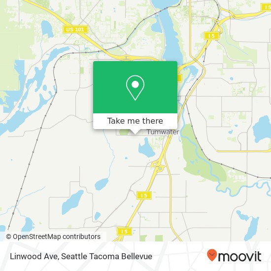 Mapa de Linwood Ave, Tumwater, WA 98512