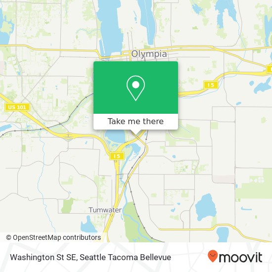 Mapa de Washington St SE, Olympia, WA 98501