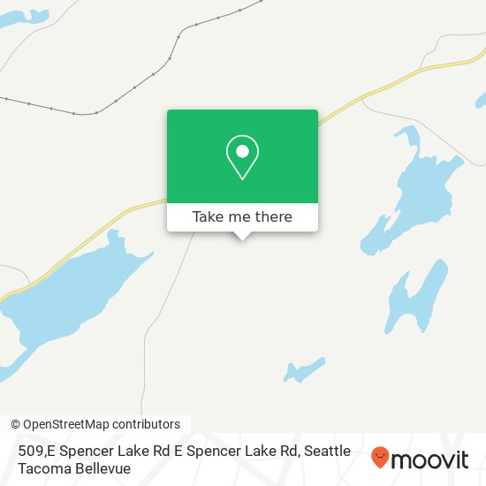 Mapa de 509,E Spencer Lake Rd E Spencer Lake Rd, Shelton, WA 98584
