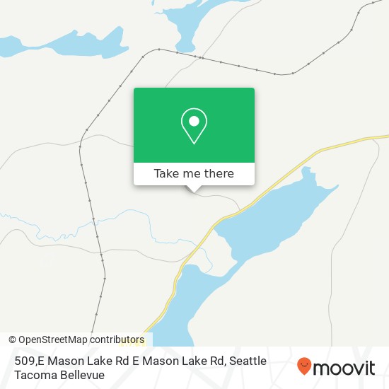 Mapa de 509,E Mason Lake Rd E Mason Lake Rd, Shelton, WA 98584