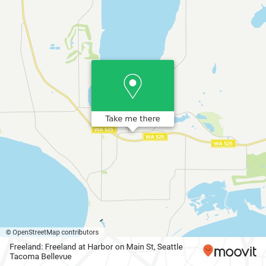 Mapa de Freeland: Freeland at Harbor on Main St