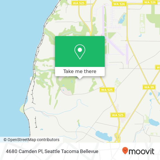 Mapa de 4680 Camden Pl, Mukilteo, WA 98275