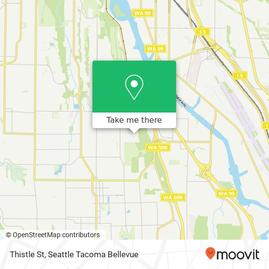 Mapa de Thistle St, Seattle, WA 98106