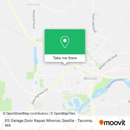 Mapa de XS Garage Door Repair Monroe