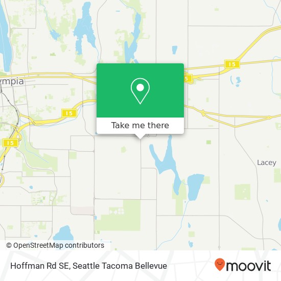 Mapa de Hoffman Rd SE, Olympia, WA 98501