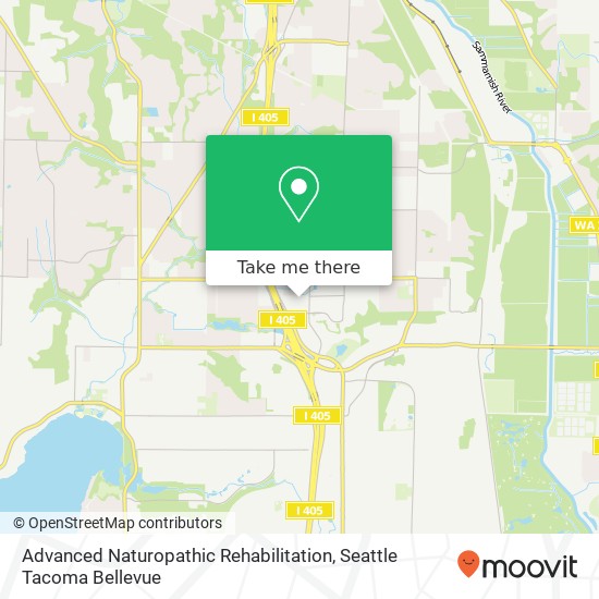 Mapa de Advanced Naturopathic Rehabilitation, 12911 120th Ave NE