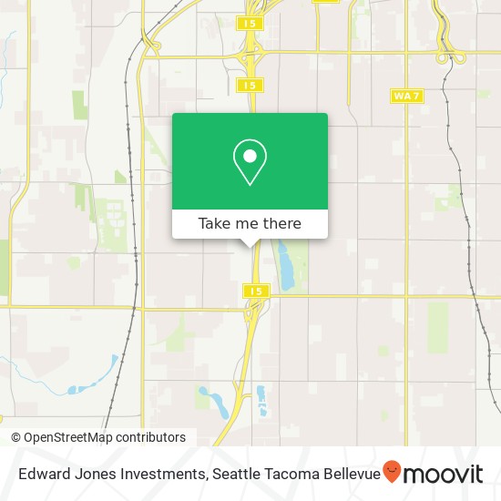 Edward Jones Investments, 6450 Tacoma Mall Blvd map