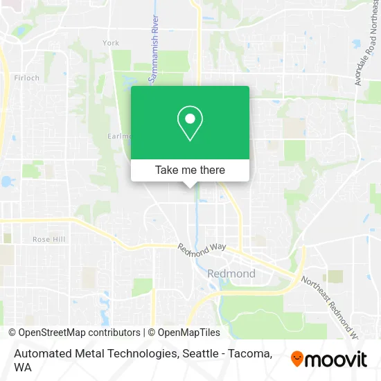 Mapa de Automated Metal Technologies