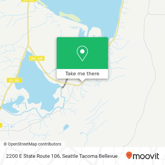 2200 E State Route 106, Union, WA 98592 map