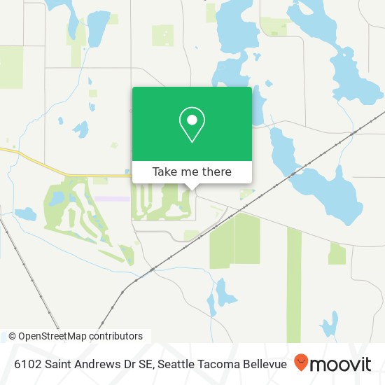 Mapa de 6102 Saint Andrews Dr SE, Olympia, WA 98513